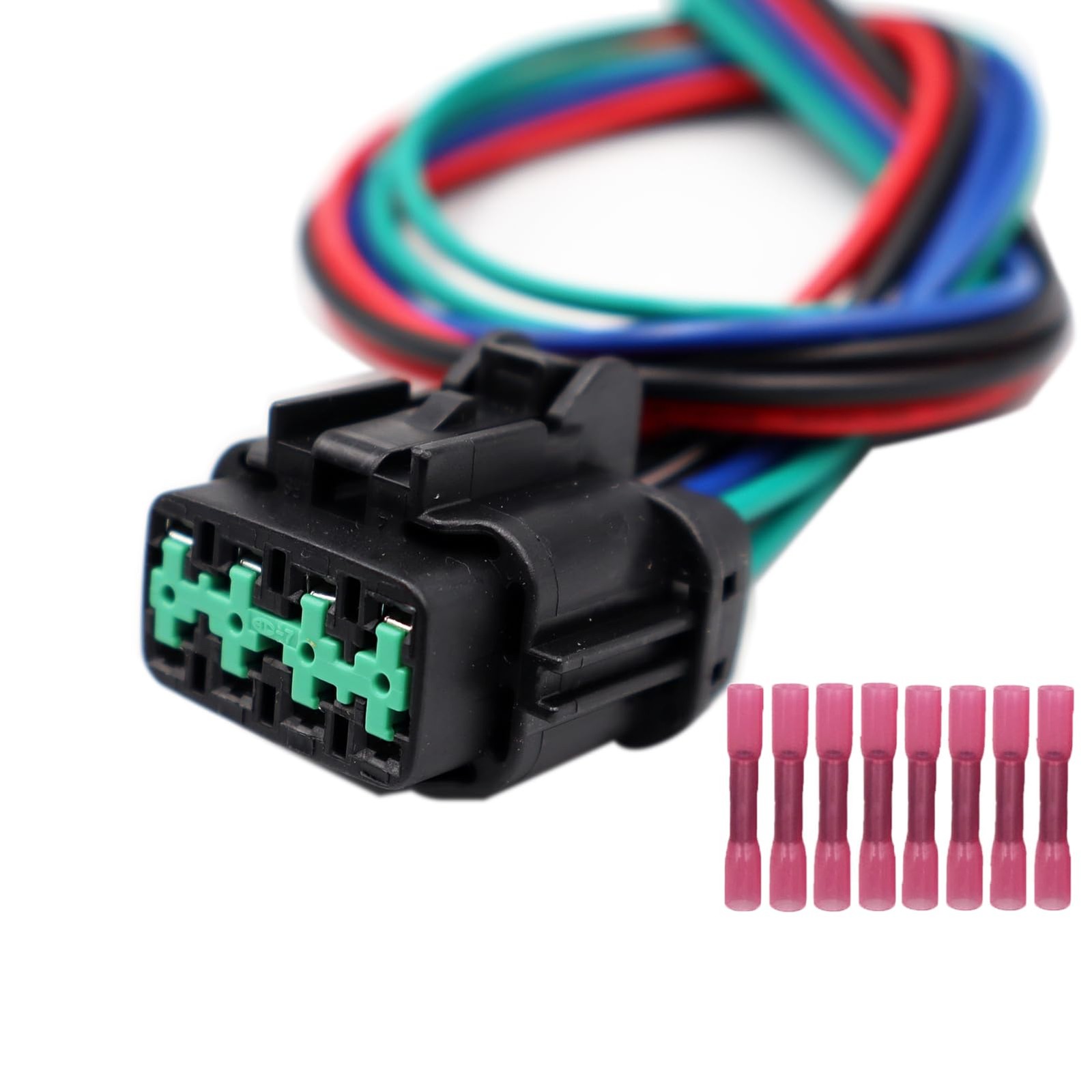 LIZAPUS 8Way LED Light Headlamp Headlight Connector Plug Compatible with Alti…