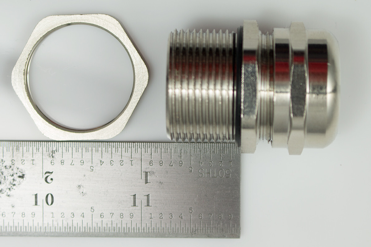 0 Gauge 1/0 AWG Metal Firewall Grommet Bushing Amplifier Power Wire Install Auto