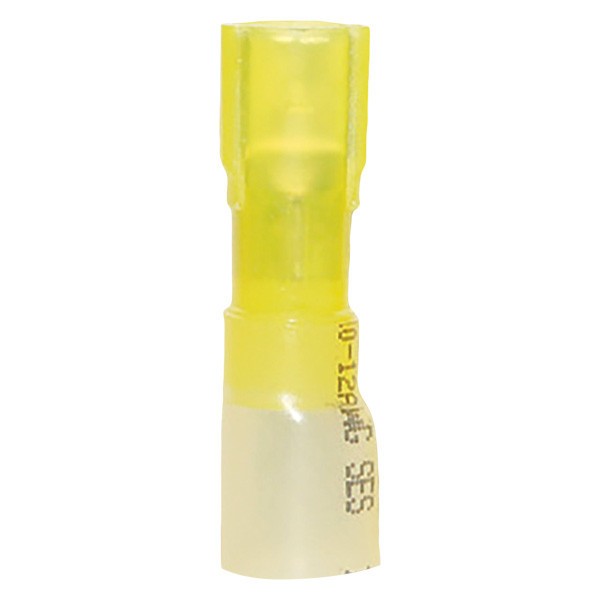 Ancor 320825 12-10 AWG Yellow Female Heat Shrink Disconnects, 25 Pieces
