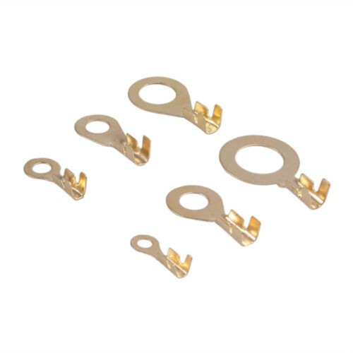 100x Assorted Copper Ring Crimp Electrical Wire Connector Spade Terminal M3-M10