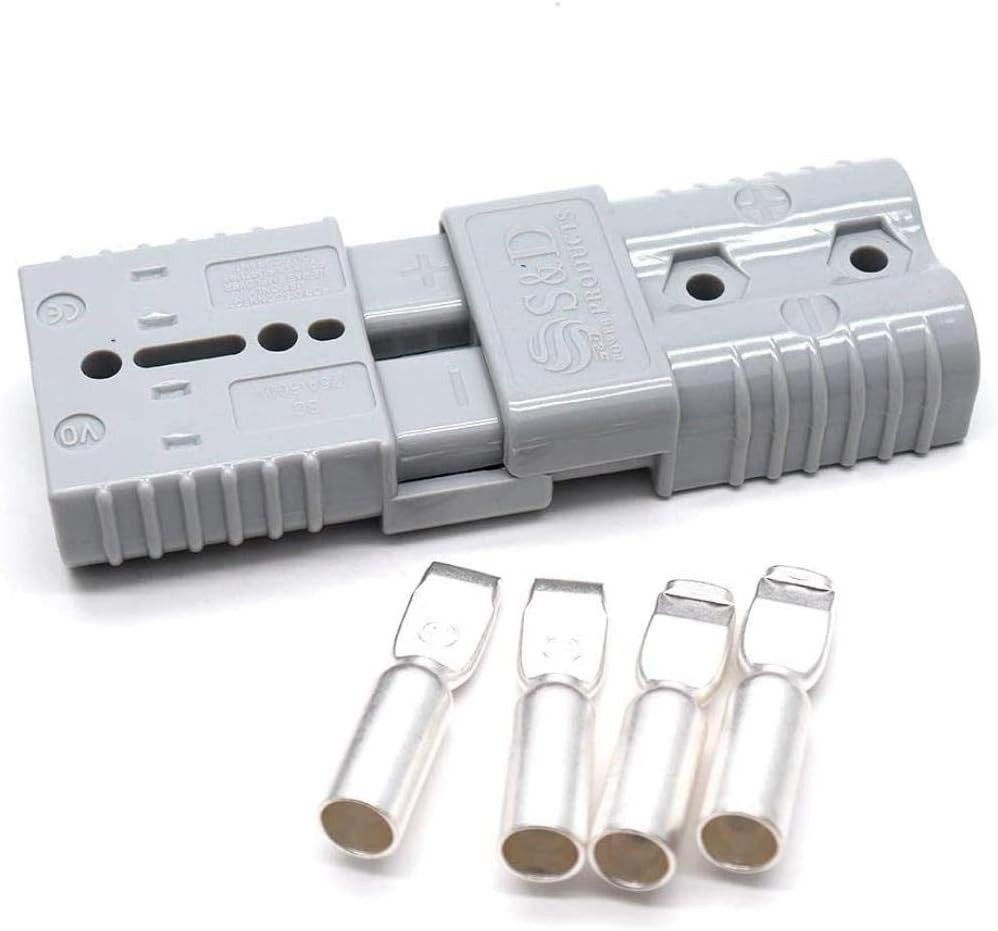 Battery Quick Connect Disconnect Electrical Plug 175A 1/0AWG for Recovery Winch
