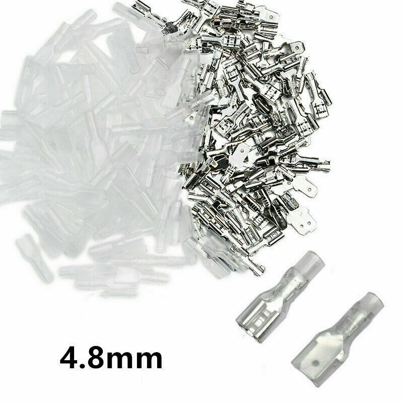360Pcs 2.8/4.8/6.3mm Male Female Spade Terminals Electrical Wire Connector Crimp