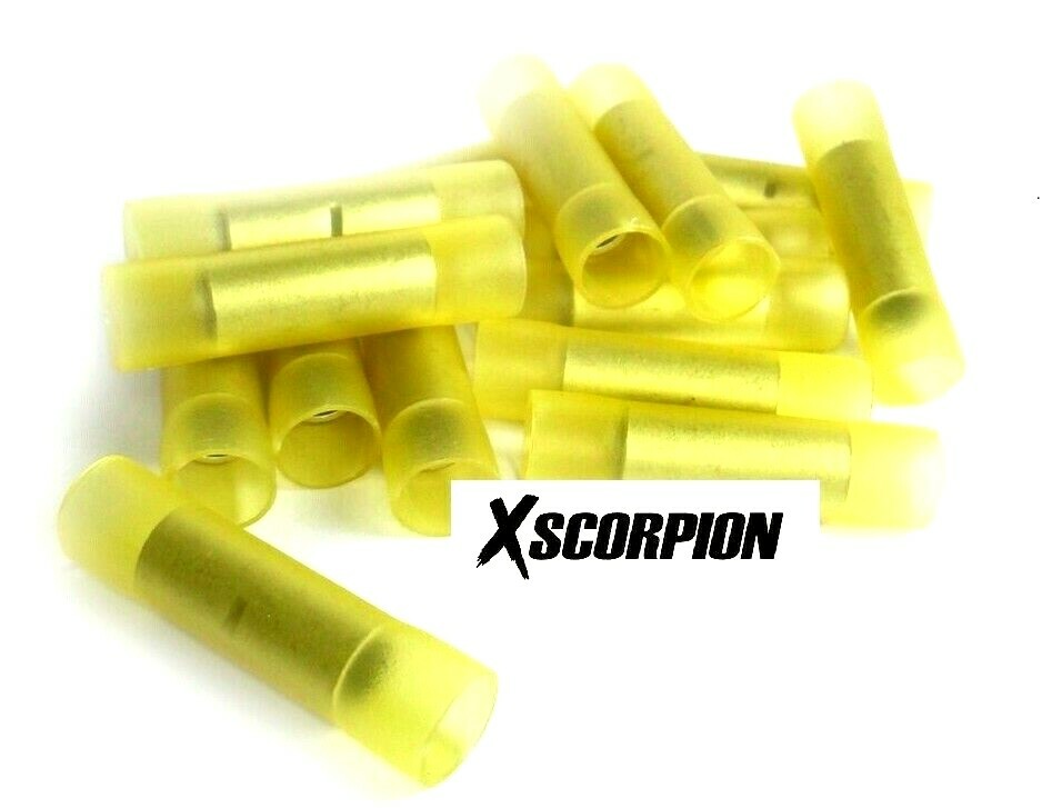 High Quality Nylon Butt Connectors 4 Gauge AWG Clear Yellow 15 pieces Copper US