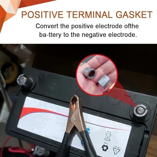 2 Pair Battery Post Shim Lead, Car Battery Terminal Connector, Car Battery 2PCS