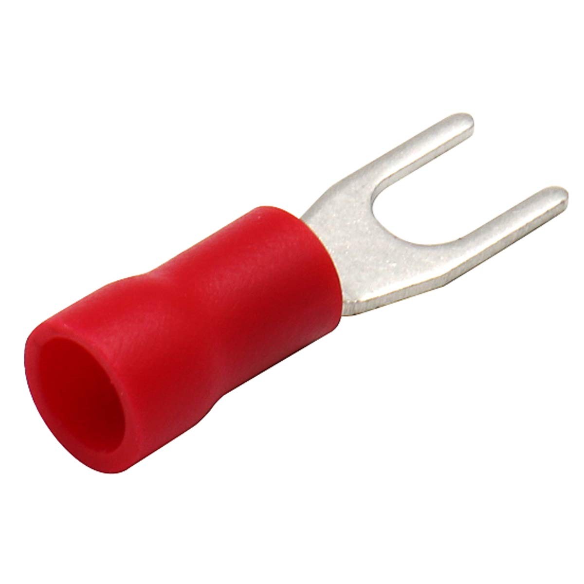 Baomain Fork Spade Terminal Connectors – Insulated, #6 Stud (3.7mm), 22-16 AW…