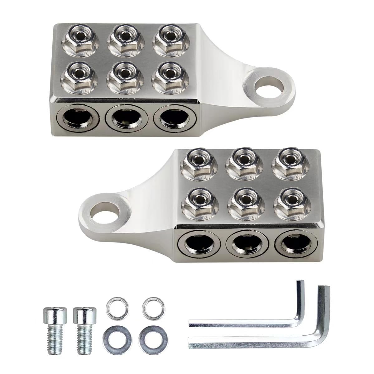 Battery Terminals,12-Way Battery Terminal Connectors, 8AWG Up To 4/0XL AWG Ga…