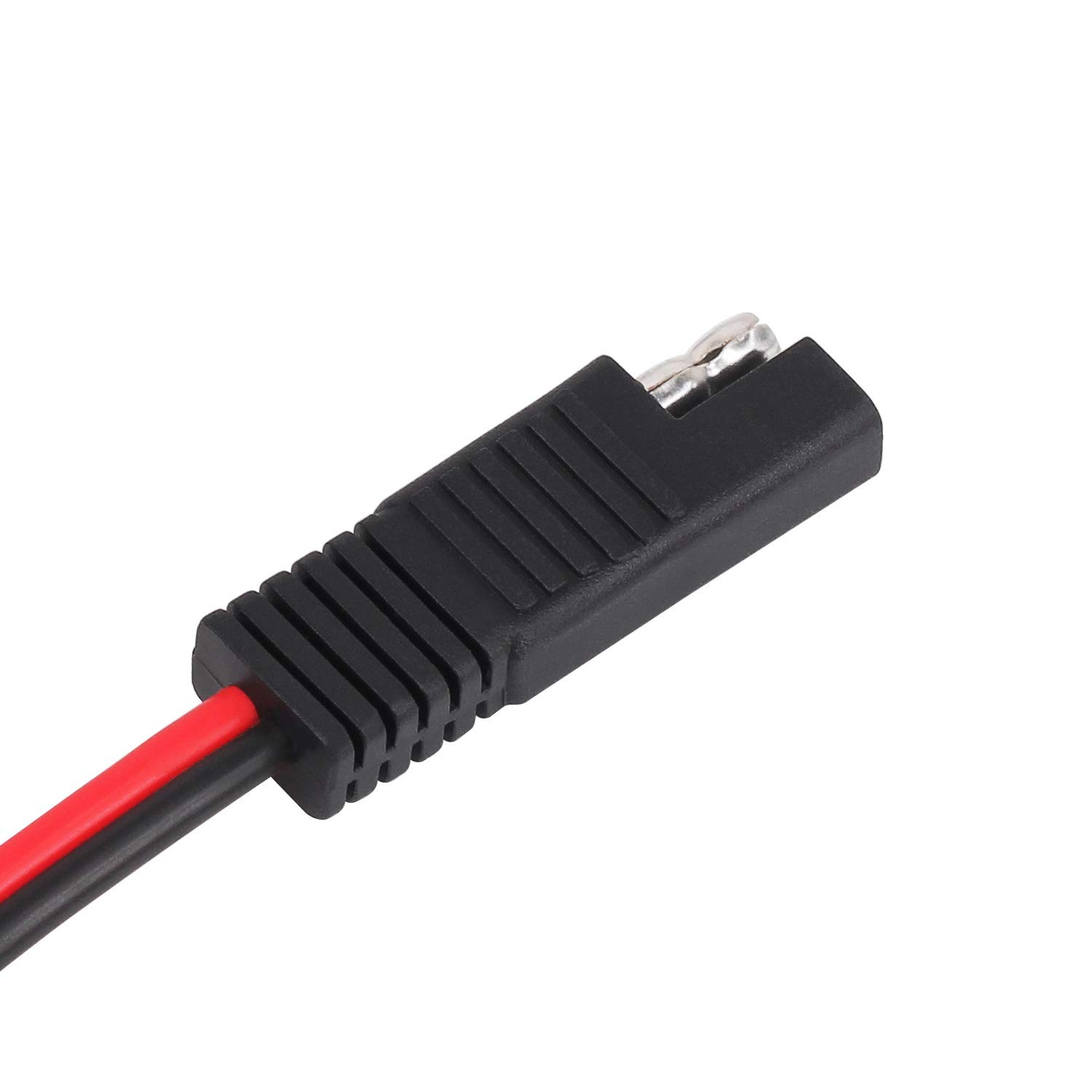1 Pack 3.2FT 1m Alligator Clip, SAE Connector, 12V, 2 Pin Quick Disconnect