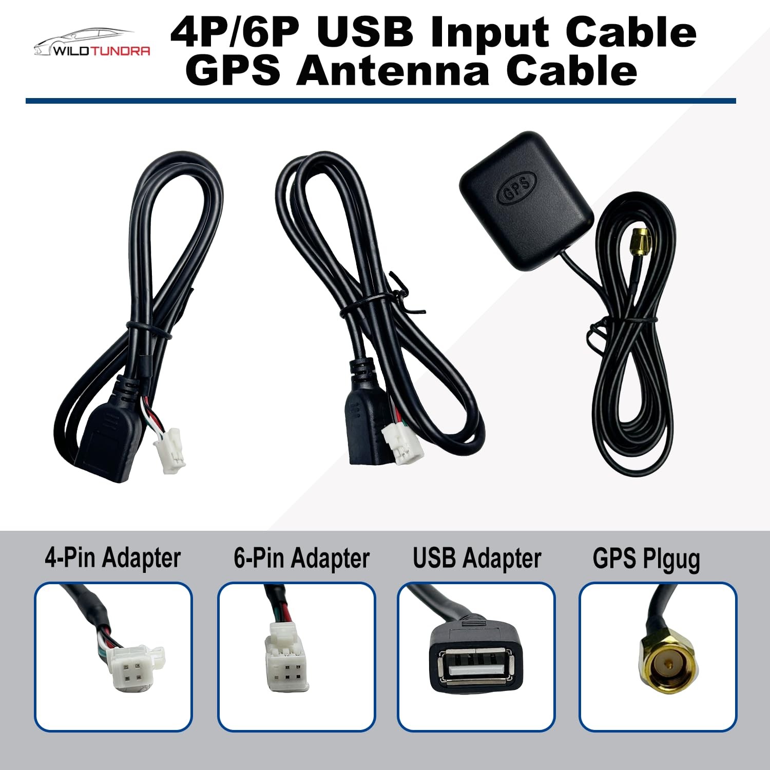 Radio Wiring Harness Kit for Android Car Stereo 16Pin ISO Wire Black