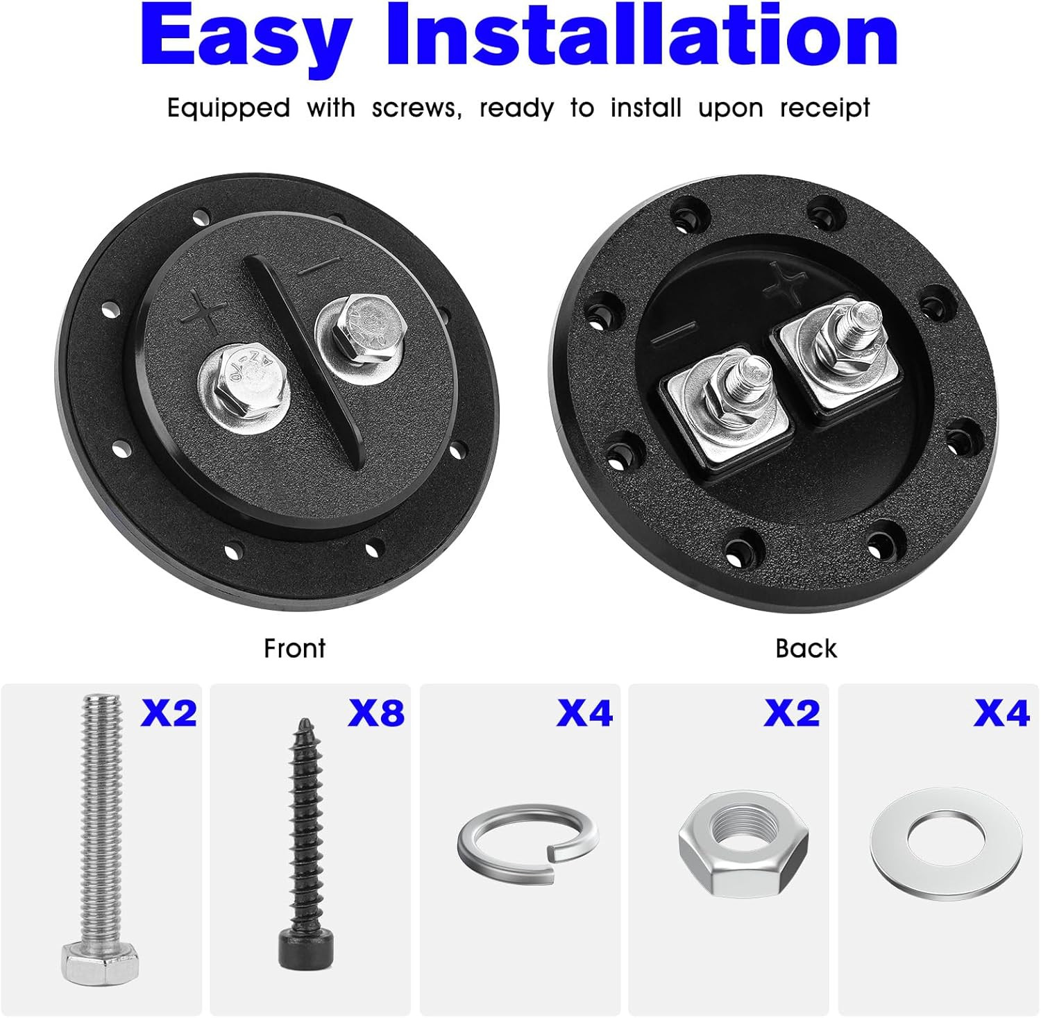 Replacement SMD Speaker Terminal, Car Subwoofer Terminal Cup for SMD 1 Channel S
