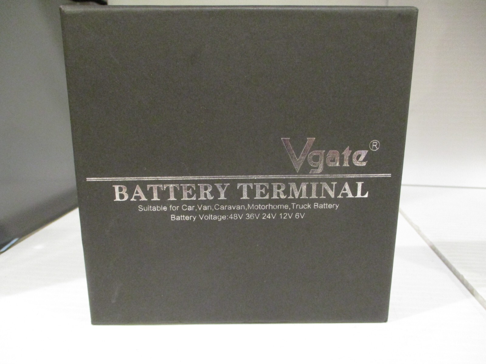 Vgate Battery Terminal Clamps 6 X 1/0 AWG Gauge Studs M 10 or 3/8”-16