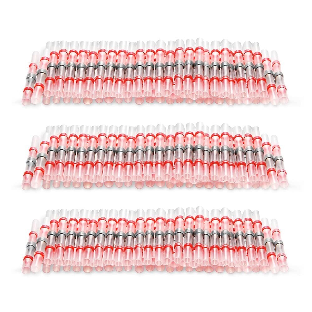 230X WaterproofSolder Seal Sleeve Heat Shrink Butt Wire Connectors Terminals KIT