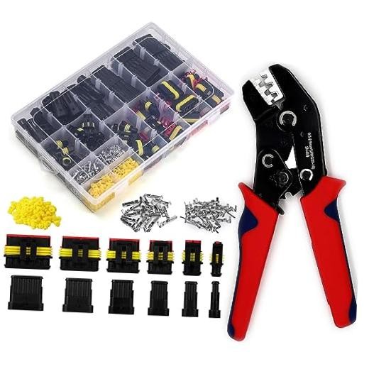 800Pcs 50 Sets Waterproof Automotive Electrical Wire 800pcs With Crimper