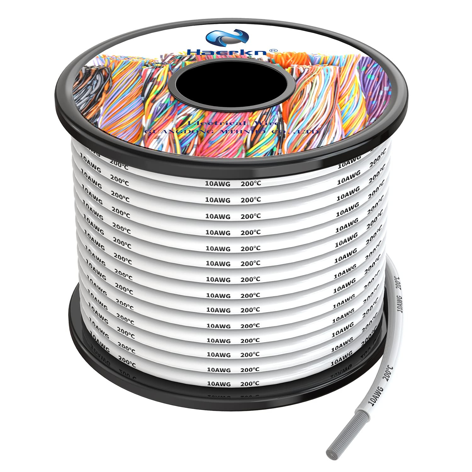 10AWG Silicone Electrical Wire, 25FT Flexible Tinned Copper Hookup Cable