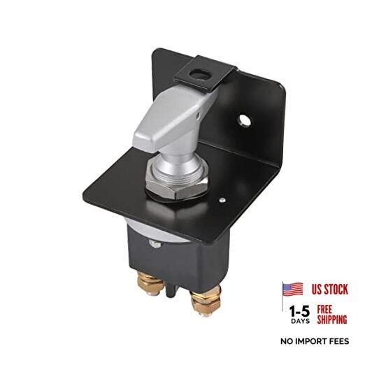 DICMIC Battery Disconnect Switch with Lockout Plate Compatible with Negative