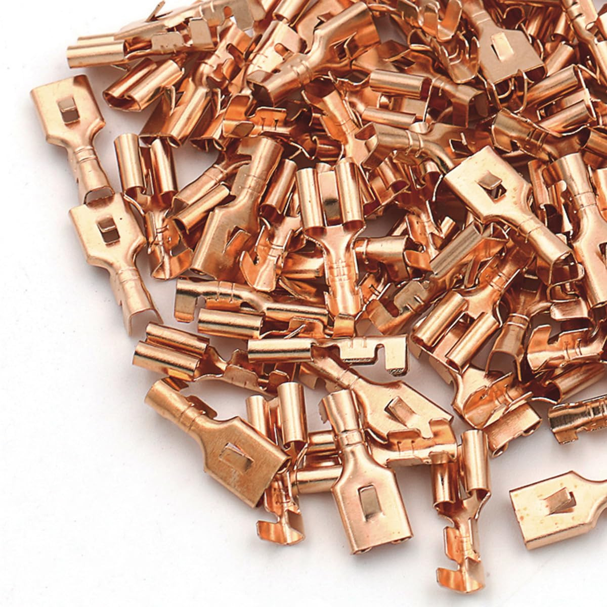 4.8 Mm(0.187) Female Spade Locking Tab Quick Splice Crimp Terminal Connector No