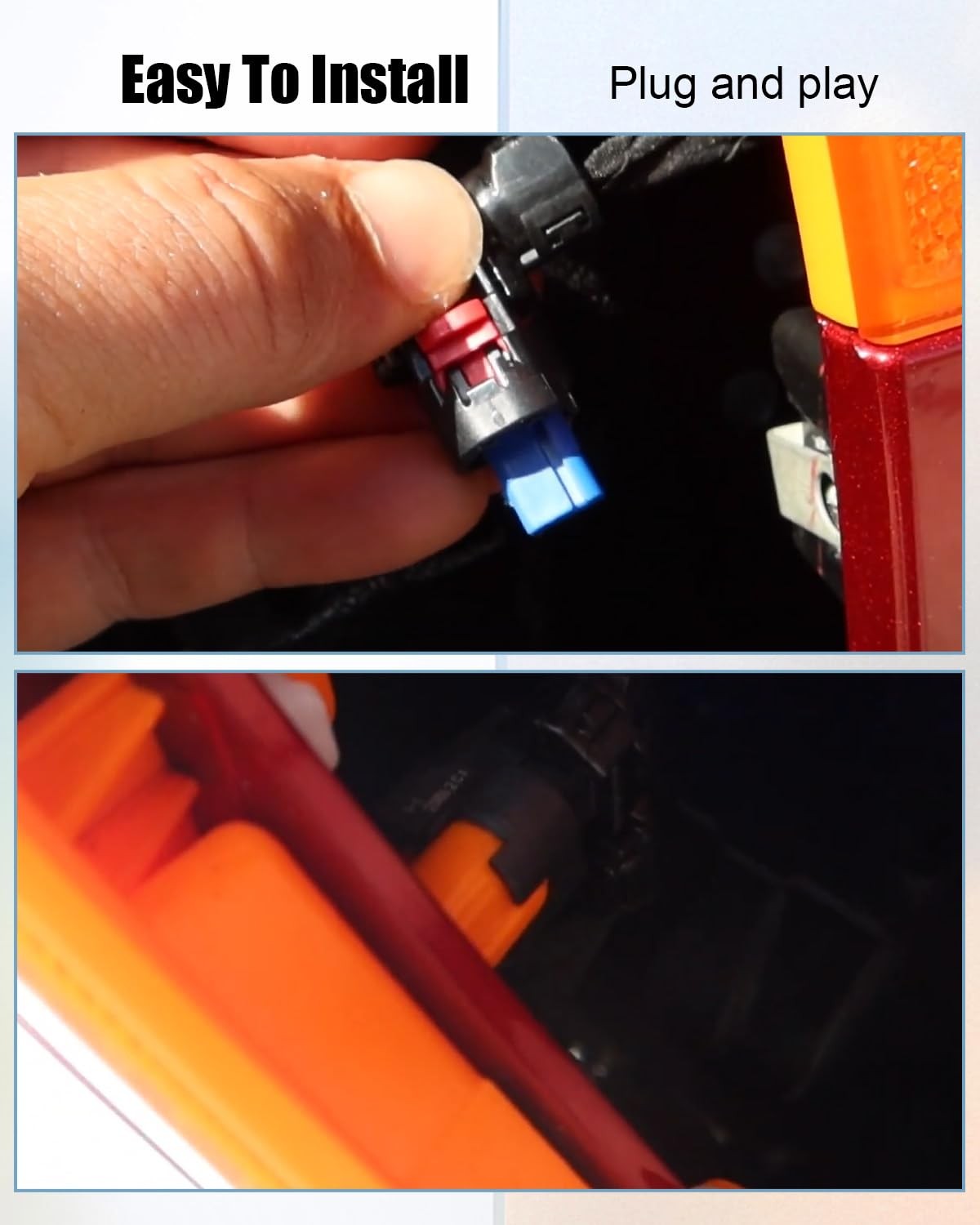 2-Pin Side Marker Light Connector Pigtail Fit for Chevy Tahoe Trailblazer 2021