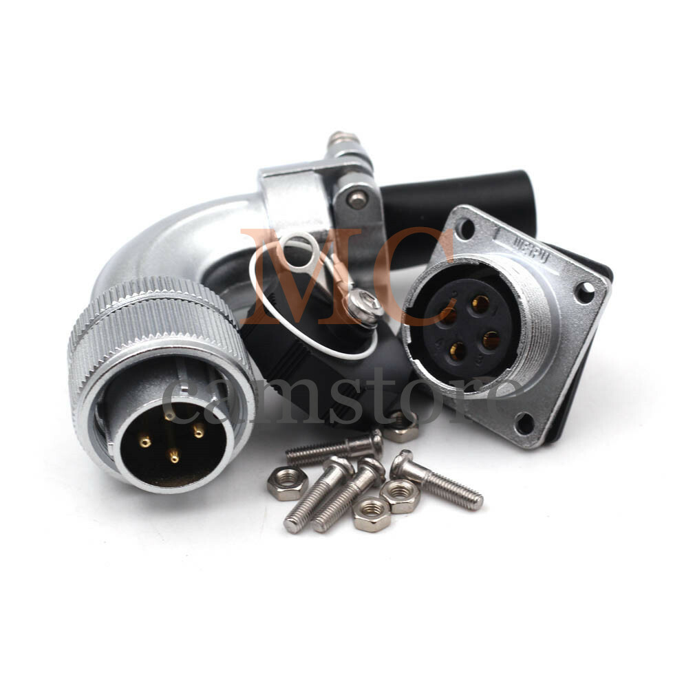 WEIPU. WS20TS+Z power connector 4 pin plug socket, current 25A 4 pin connectors