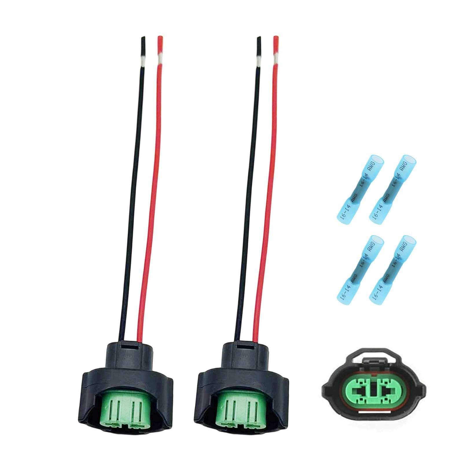 Universal Fit H8 H9 H11 880 881 Female Adapter Wiring Harness – OEM Headlight…