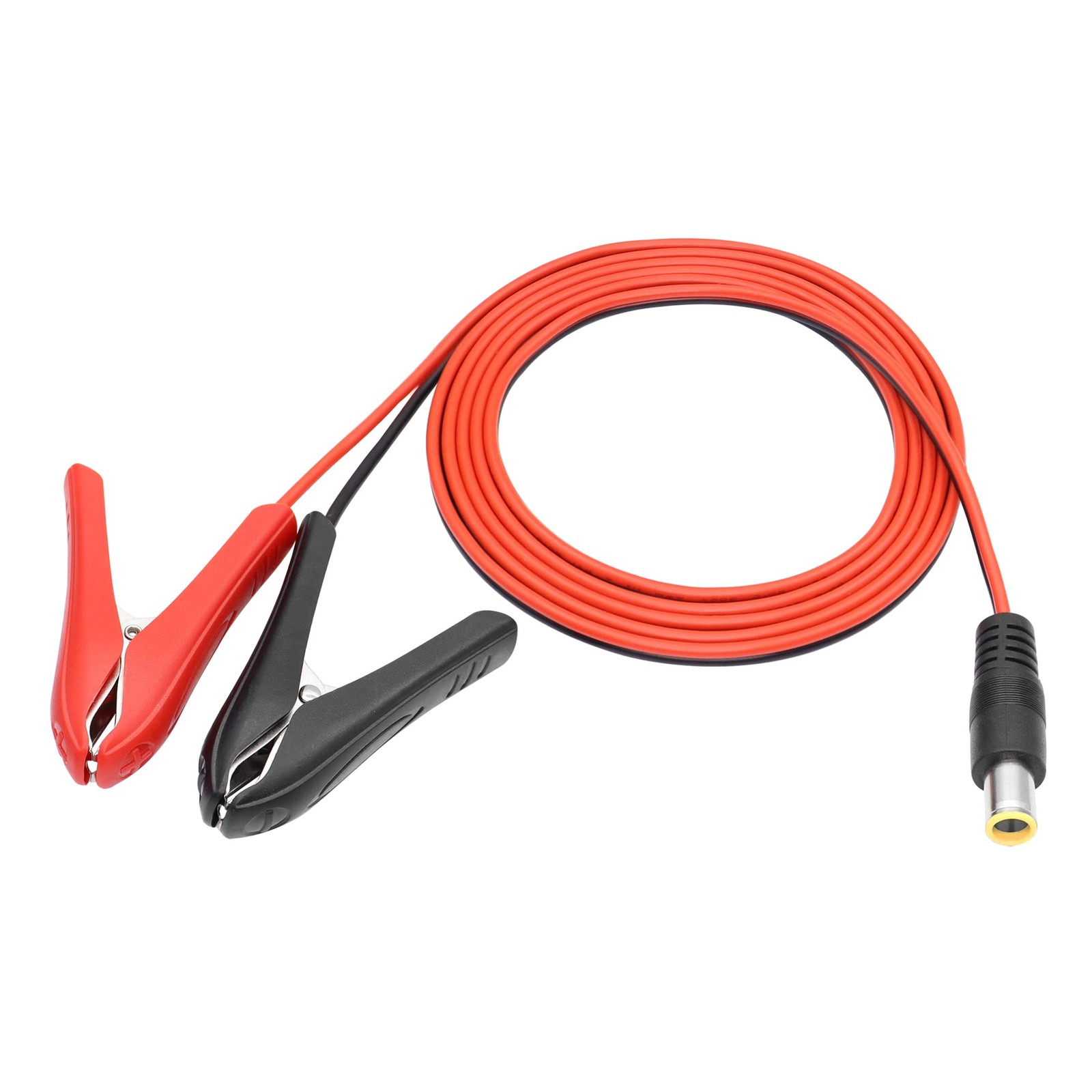 DC Battery Clips Cable 8mm Male to Battery Clamps Extension Cord 12-24V Car C…