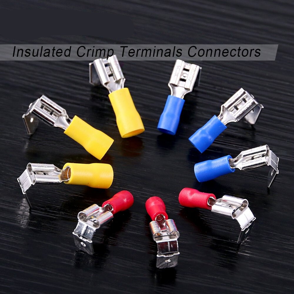 Piggyback Quick Disconnect GA 22-10AWG Wire Terminals 3 Way Spade Connectors US