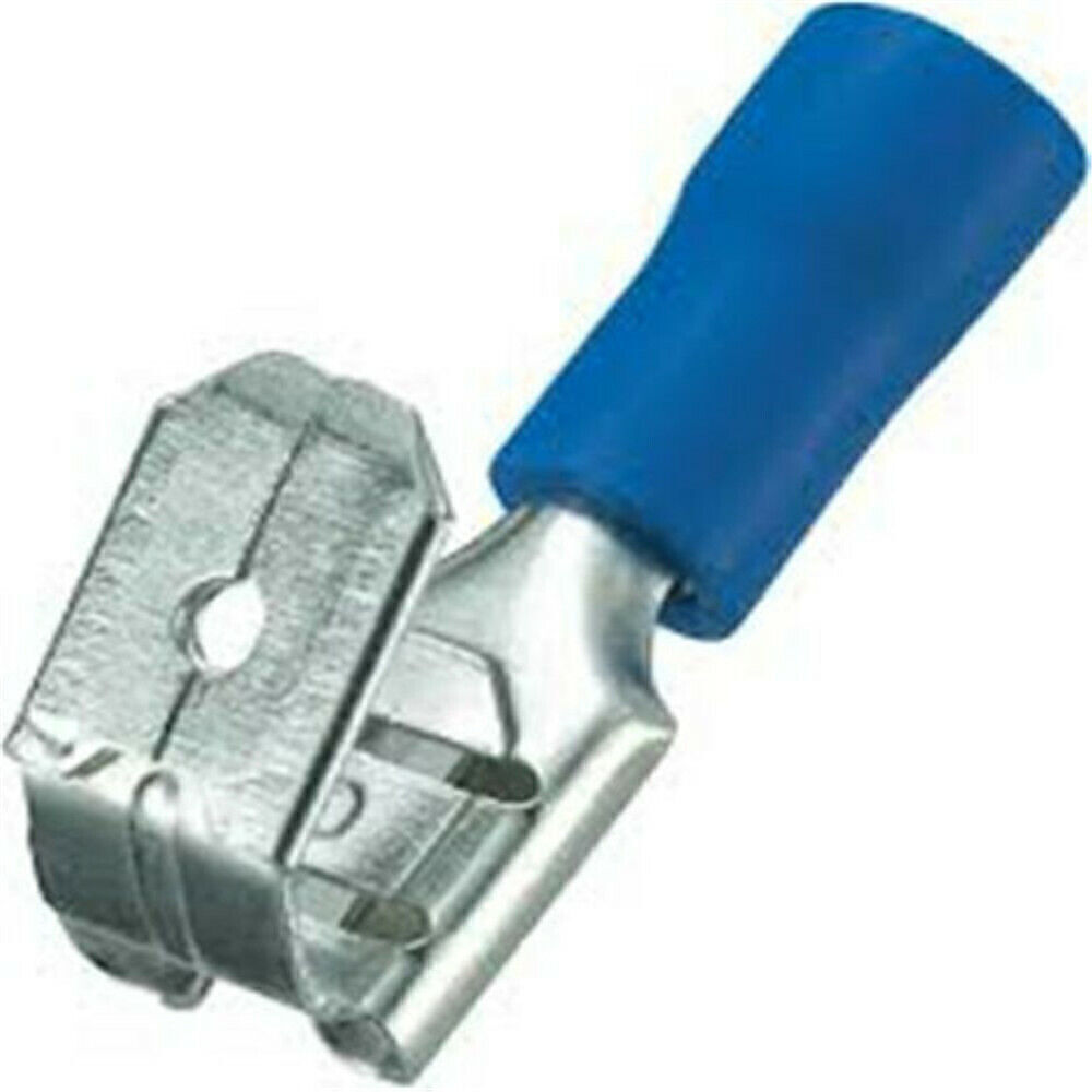 50PCS Blue 16-14 AWG PBDD2-250 Male/female Piggyback Terminals Push-on Connector