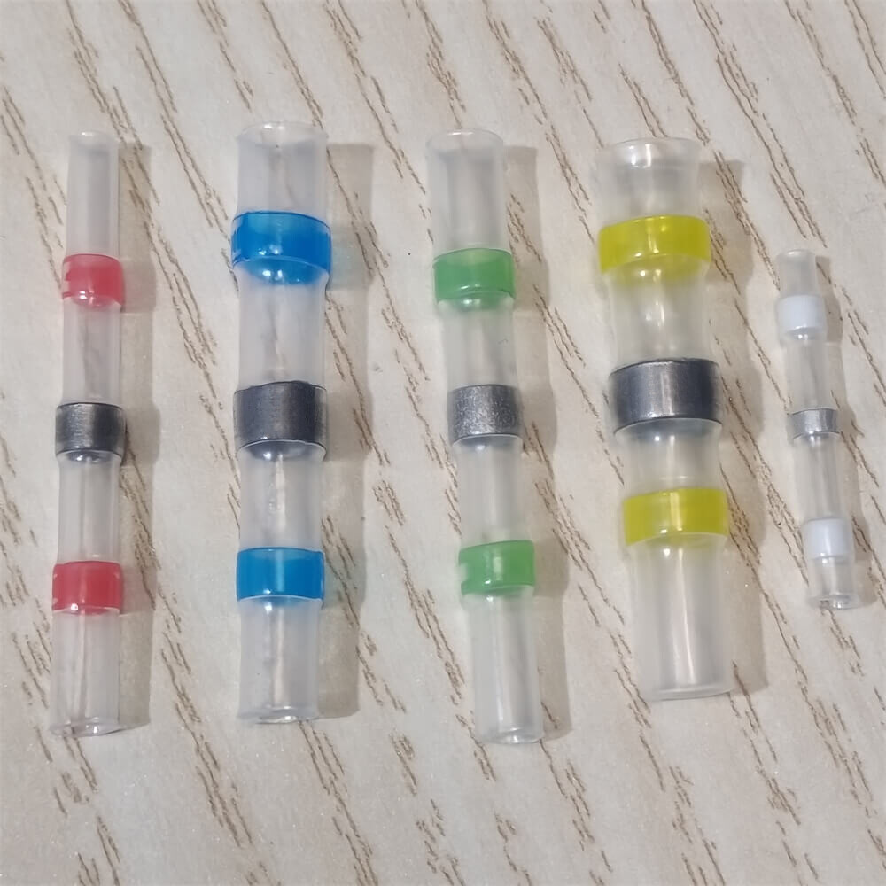 50/500x Waterproof Solder Seal Sleeve Heat Shrink Wire Connectors Butt Terminals