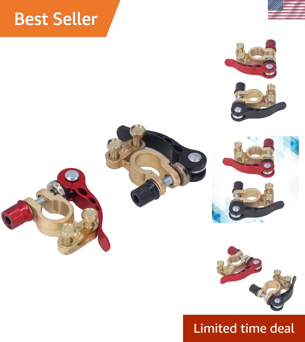 Car Battery Terminal Clamp Connectors 2PCS Compatible with Cars Trucks RVs
