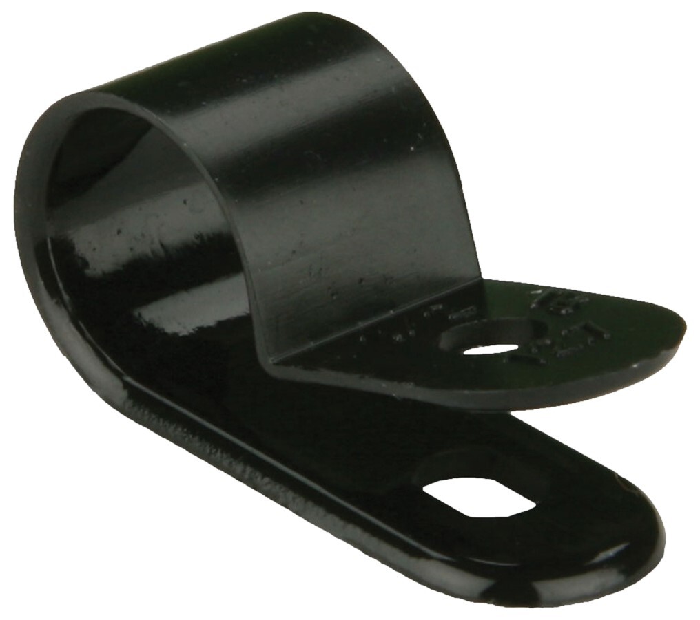 The Install Bay BCC12 Black Cable Clamps 1/2 inch – Bag of 100