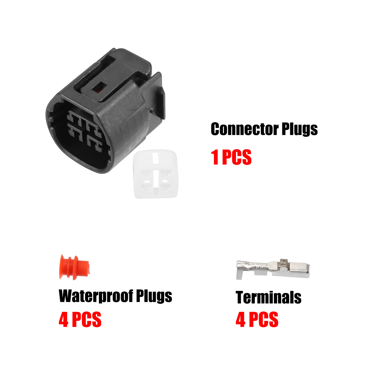 Pieceof1 No.9098011964 Alternator Connector Adapter Plug Clip Kit fit for Toyota