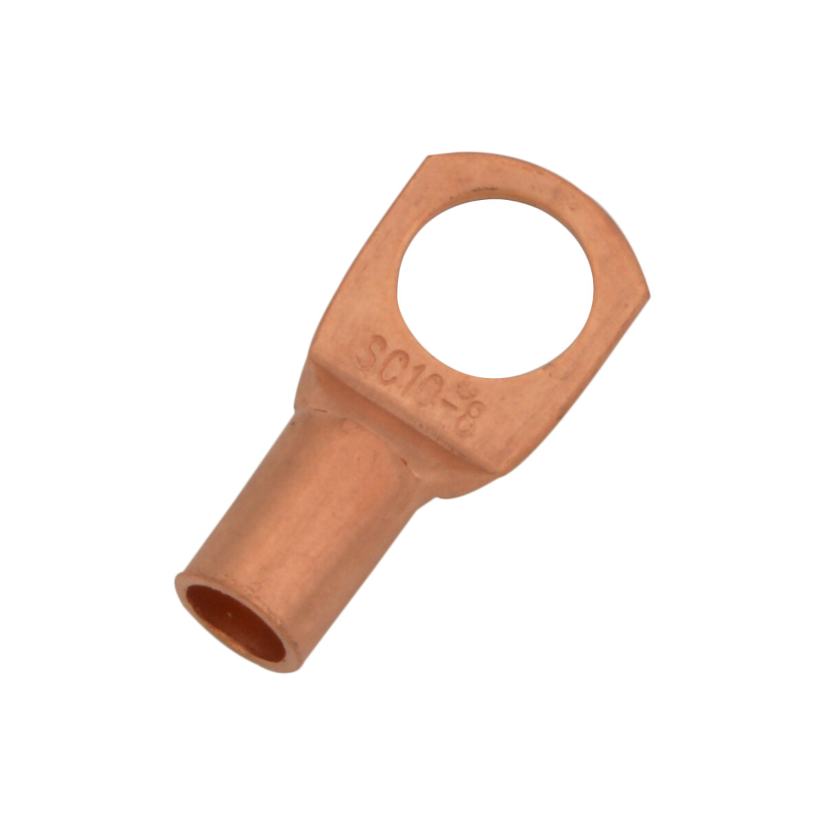 8 AWG Pure Copper Lugs Ring Terminals Connectors 5/16″ Inch Ring Size 10 Pack