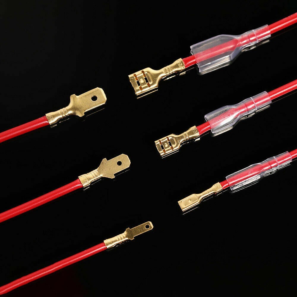 900PCS Male & Female Insulated Electrical Wire Terminals Crimp Spade Connectors