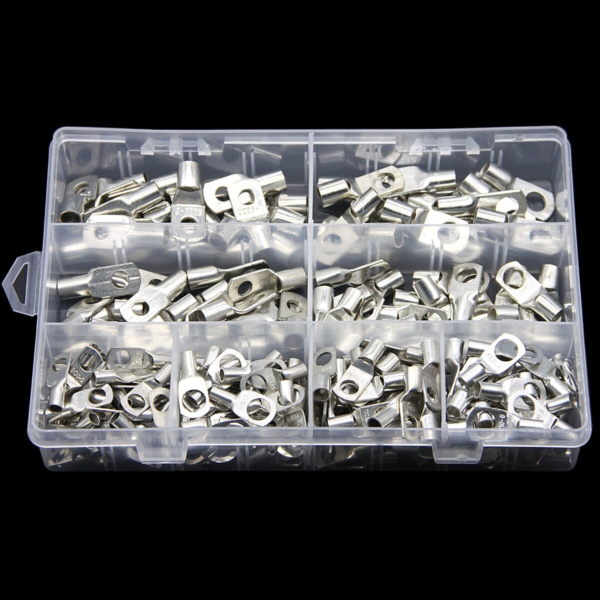 240X Assorted Automotive Copper Ring Lug Terminal Wire Cable Crimp Connector Kit