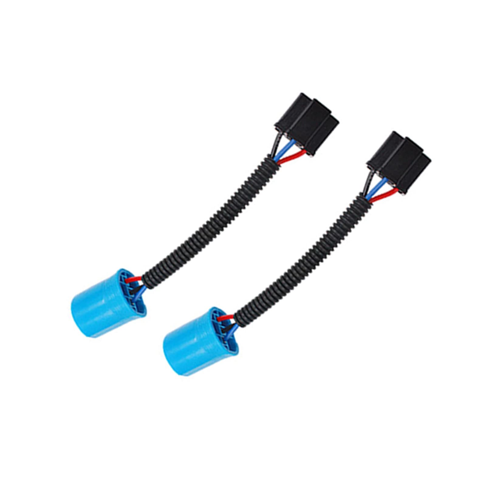 H2 Headlight Adapter – 9007 Male to H4 Female Extension Conversion Blue