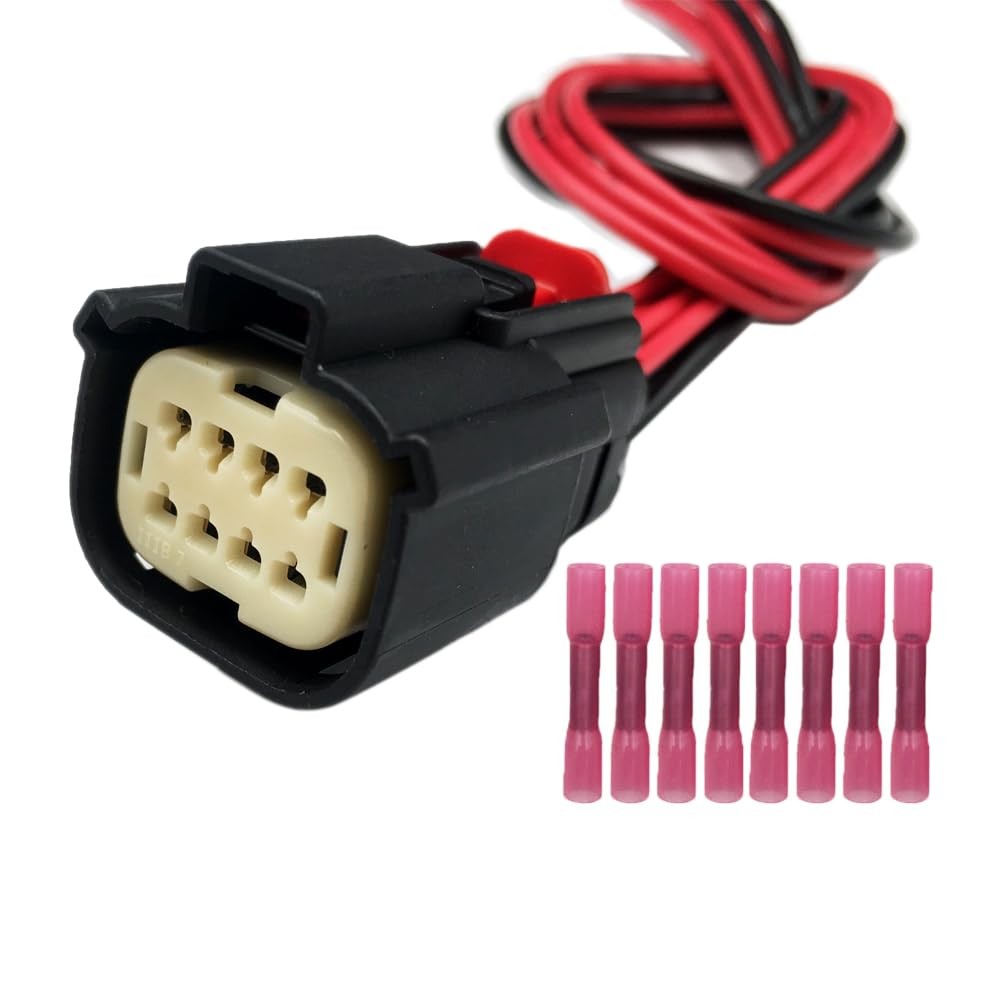 8-Way Front Headlamp Headlight Connector Compatible with 2014-2021 GMC Sierra 33