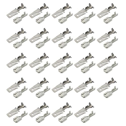 48pcs Male Female 14-16 AWG Gauge Wiring Harness Terminal Crimp Connectors