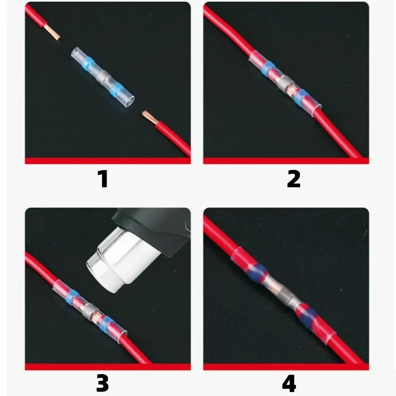 Waterproof Heat Shrink Wire Connectors: IP67 Welding Ring Terminal Set
