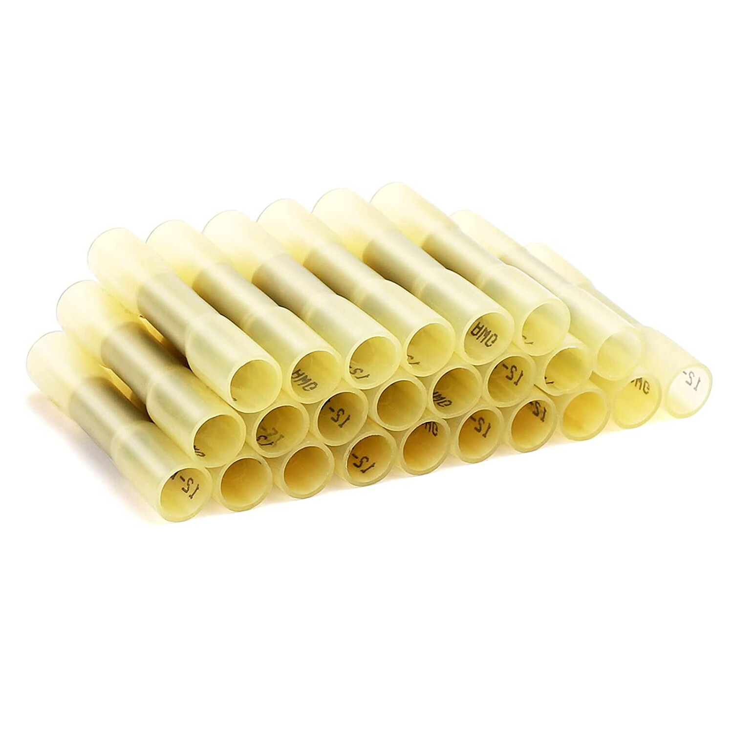 200/100Pcs Heat Shrink Butt Wire Connectors Waterproof Crimp Splice Terminal Kit