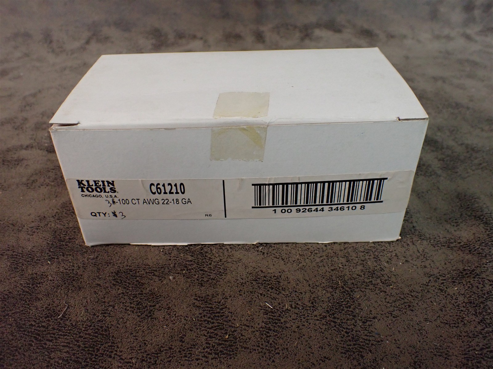 Klein/Vaco C61210 Insulated Ring Terminals 22-18 AWG, 3-100 Packs 300 Total G40