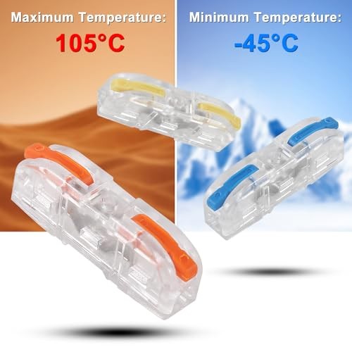 34pcs Quick Connect Electrical Splicing 34pcs transparent three color box SPL-1