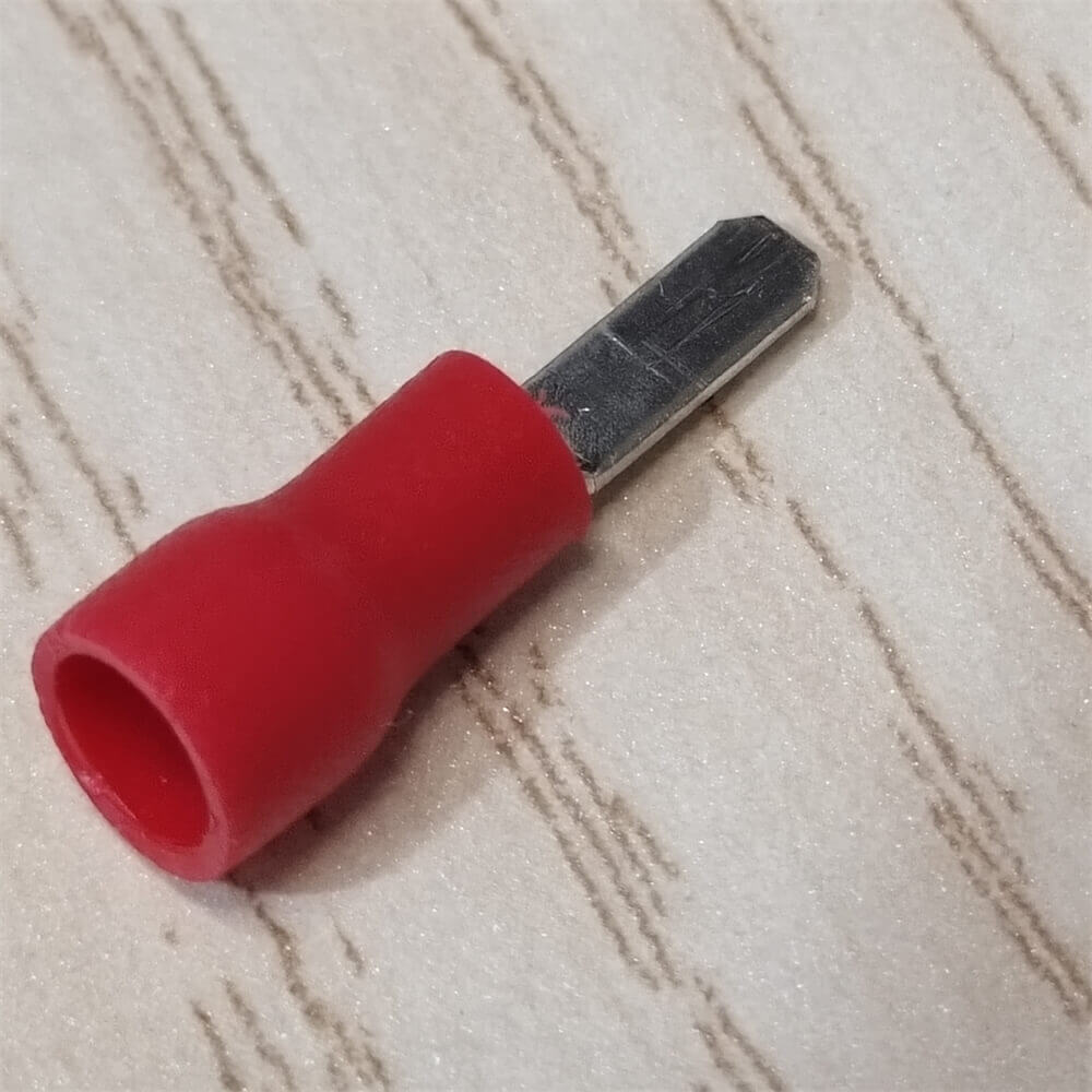 100pcs Male Insulated 2.8mm Spade Terminals 16-22AWG Crimp Wire Connectors