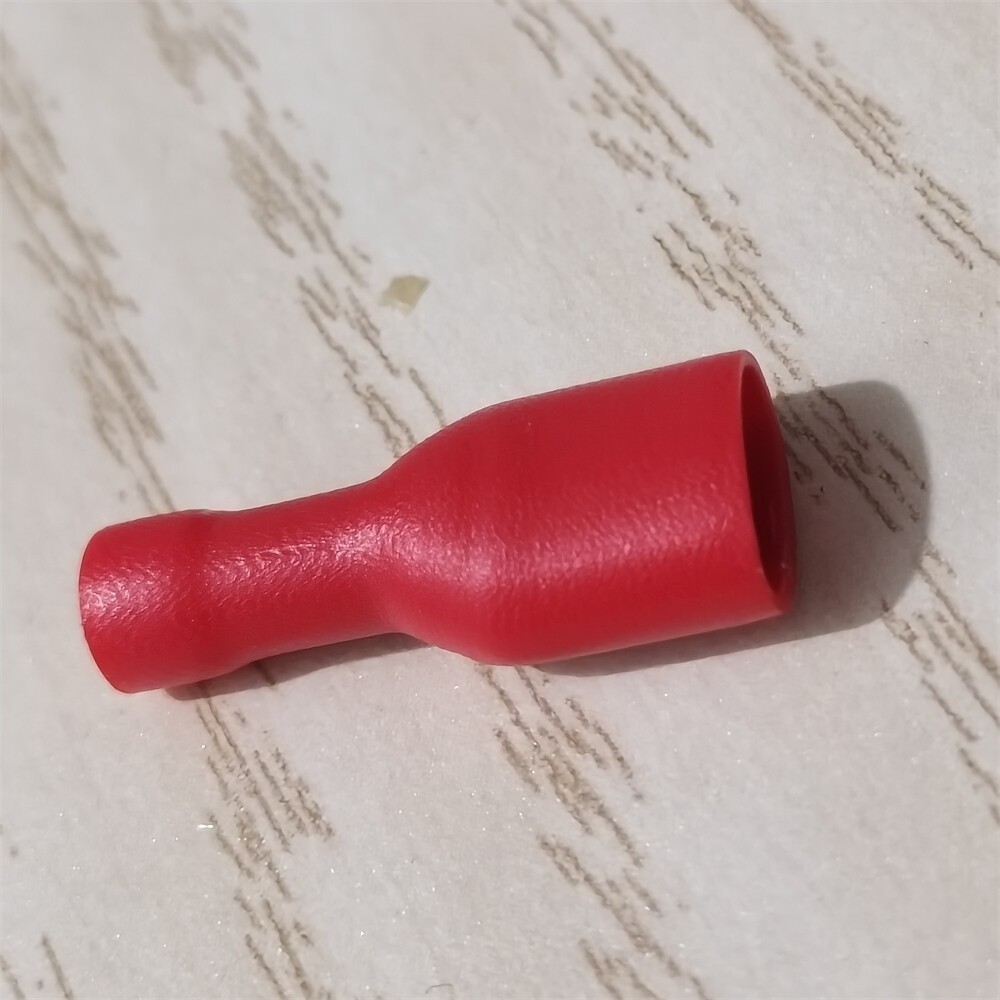 150pcs 0.25″ Female Quick Disconnect Spade Terminals Fully Insulated Connectors