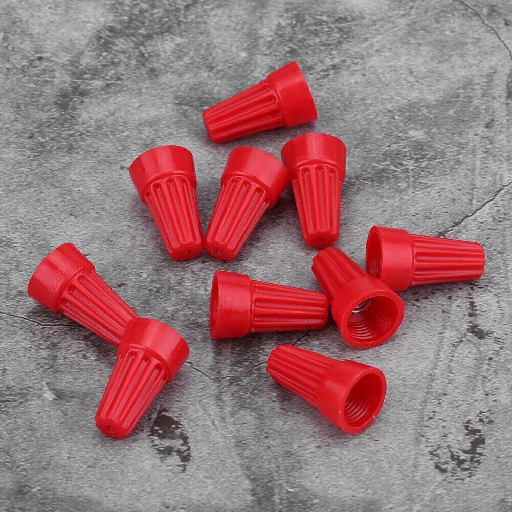 158pcs Assorted Twist on Wire Connectors Screw Terminals Spring Insert Wring