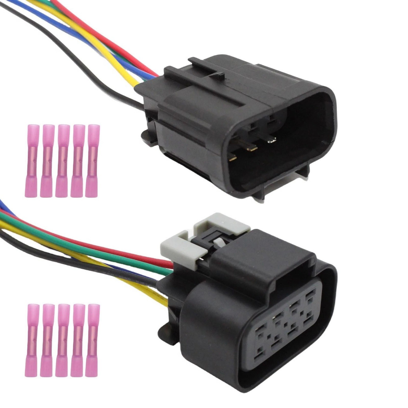 Brand New Male & Female Headlight Connector Harness For Halogen Headlights