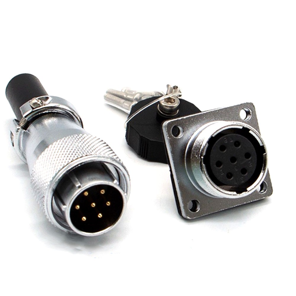 WS20 10A 7 Pin Aviation Plug Socket,Industrial Electrical Power Connector NEW