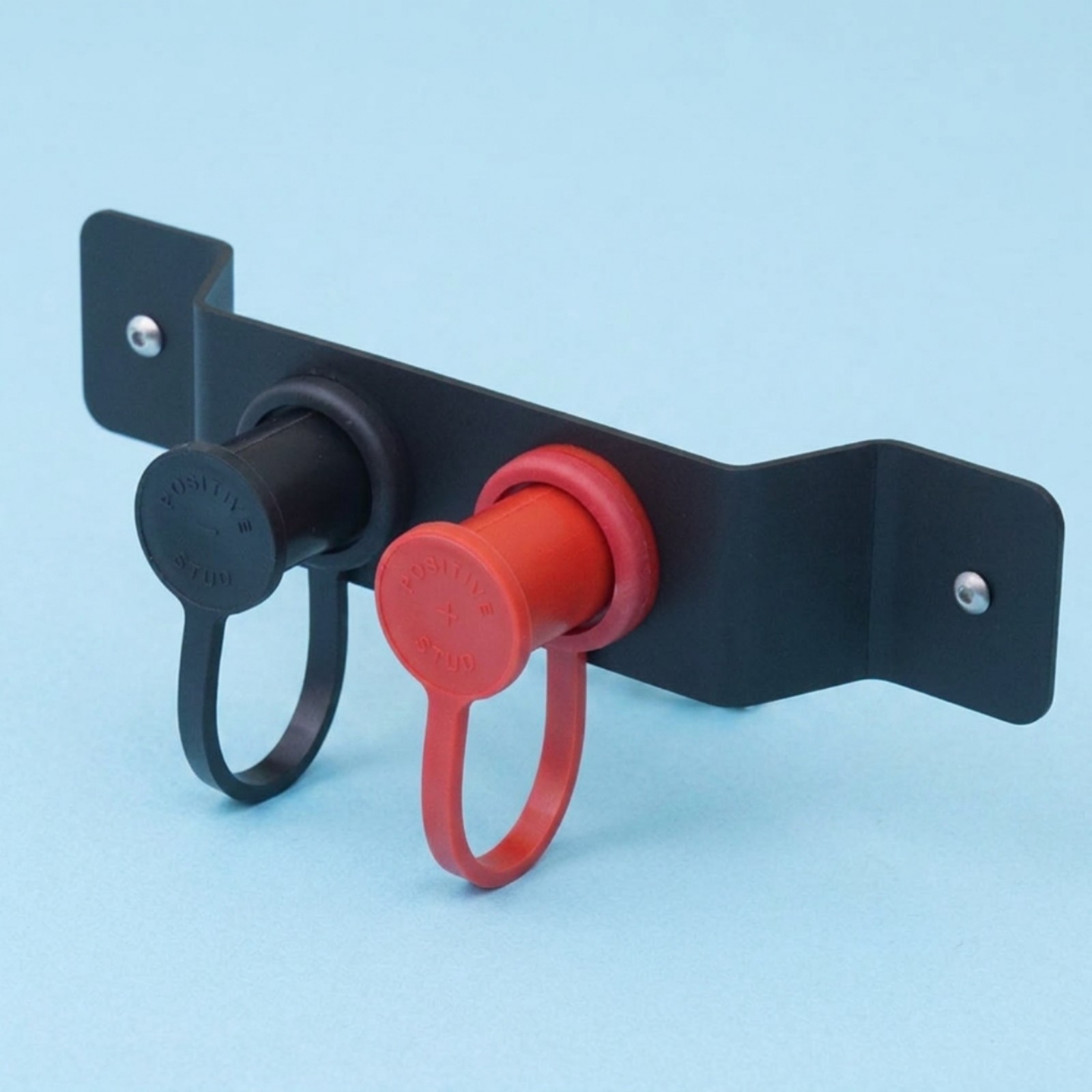 Terminal Post Assembly Loop Protectors Wiring Hardware Black Metal