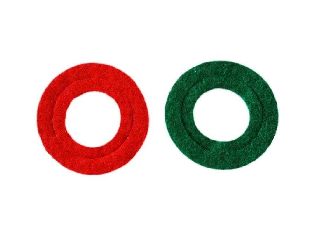 Car Battery Terminal anti Corrosion Washers, Red Green Fiber Washers, Free Ship