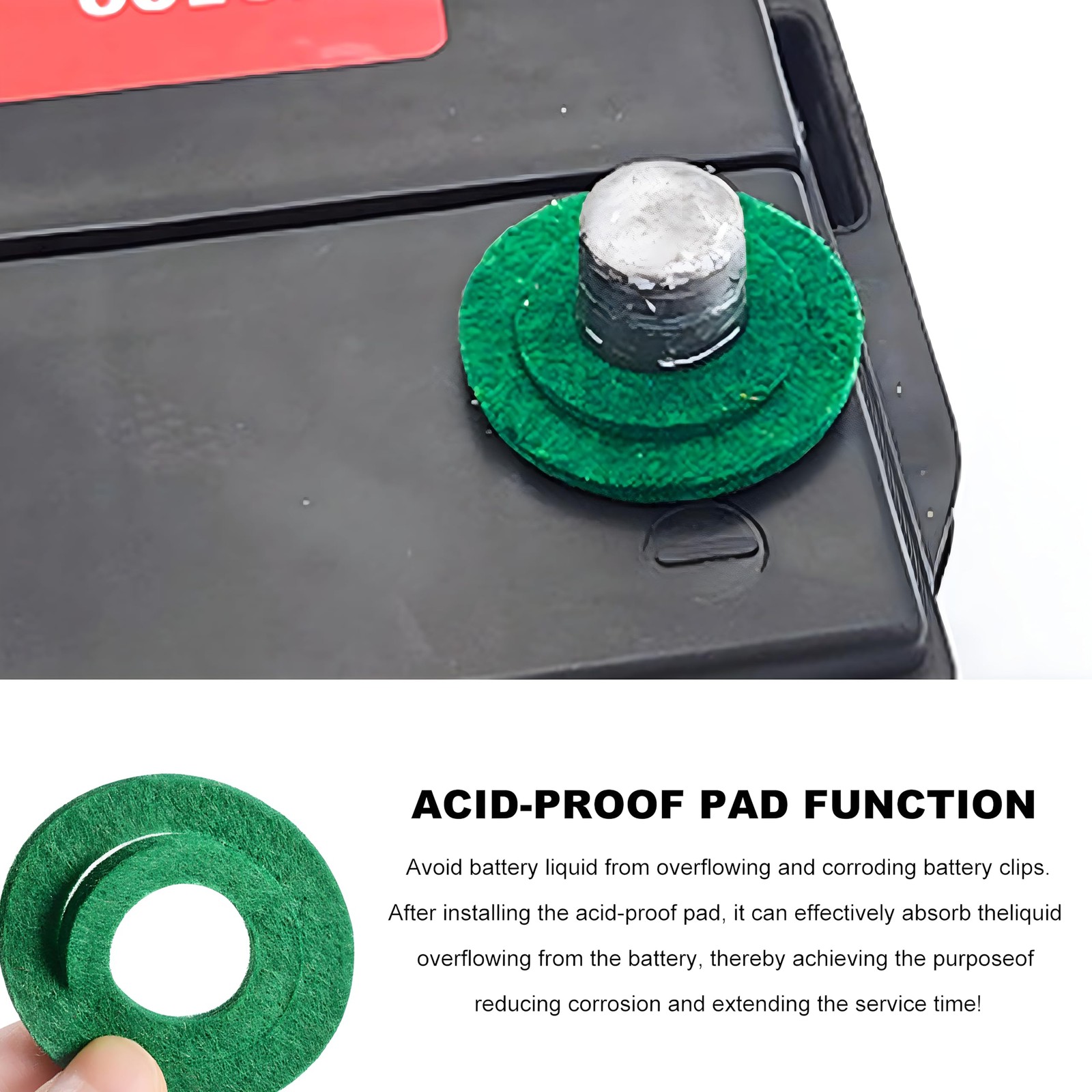 2 PCS Car Battery Terminal Connectors, 4-Way Quick Release Disconnect Battery…