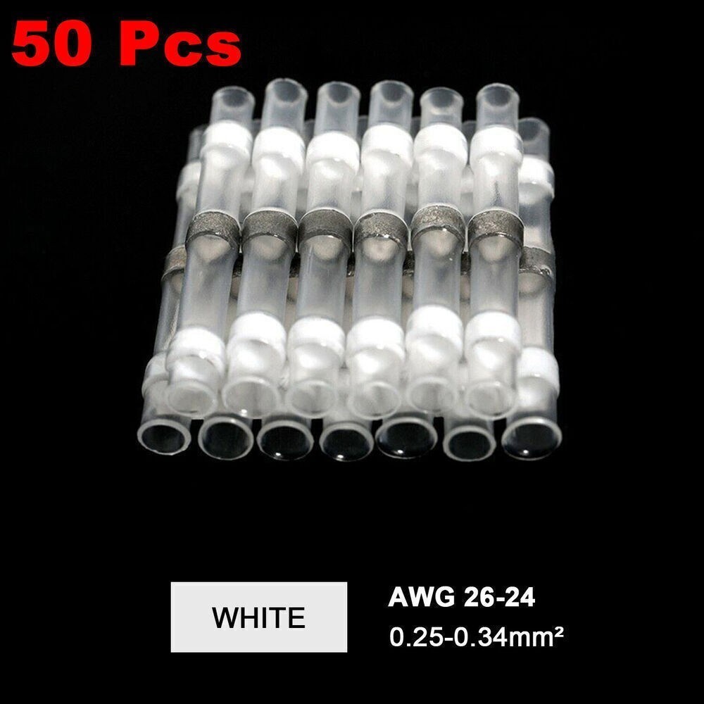 500/50PCS Solderstick Waterproof Solder Wire Connector Solder Sleeve Terminal US