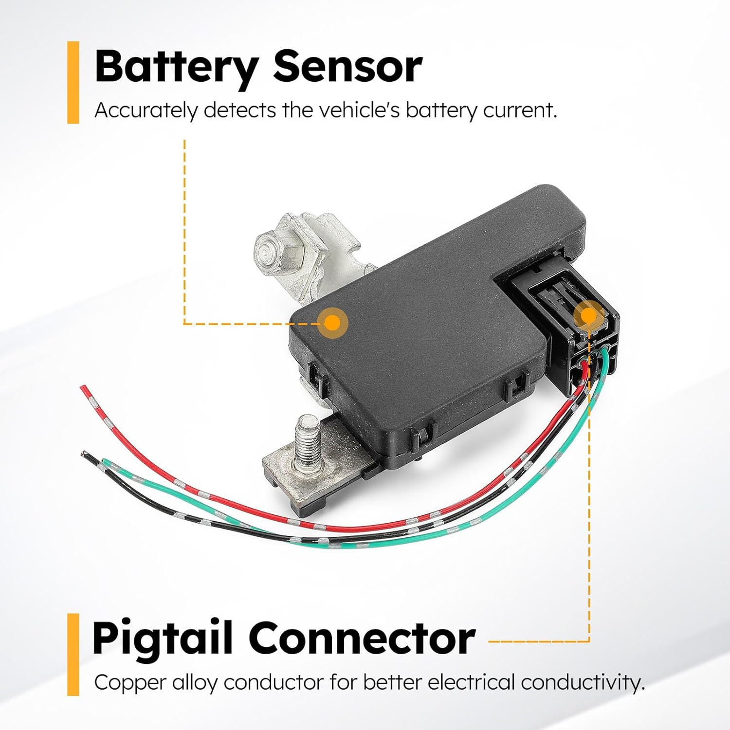 38920-T2A-A04 Car Battery Sensor Battery Terminal with Pigtail Connector
