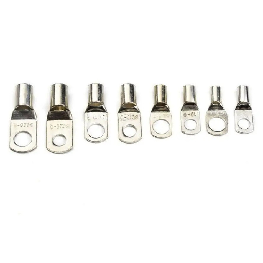 60pcs SC Tinned Copper Ring Lug Wire Connectors Bare Cable Terminals – NEW